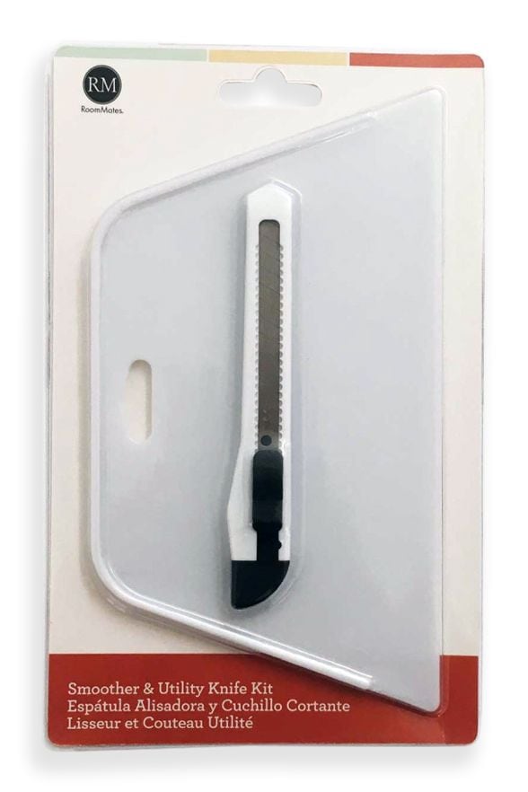 RoomMates Wallpaper Smoother and Knife Kit, White D7