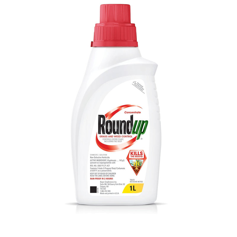 RoundUp Non-Selective Herbicide Grass & Weed Control Killer Concentrate, 1-L U3
