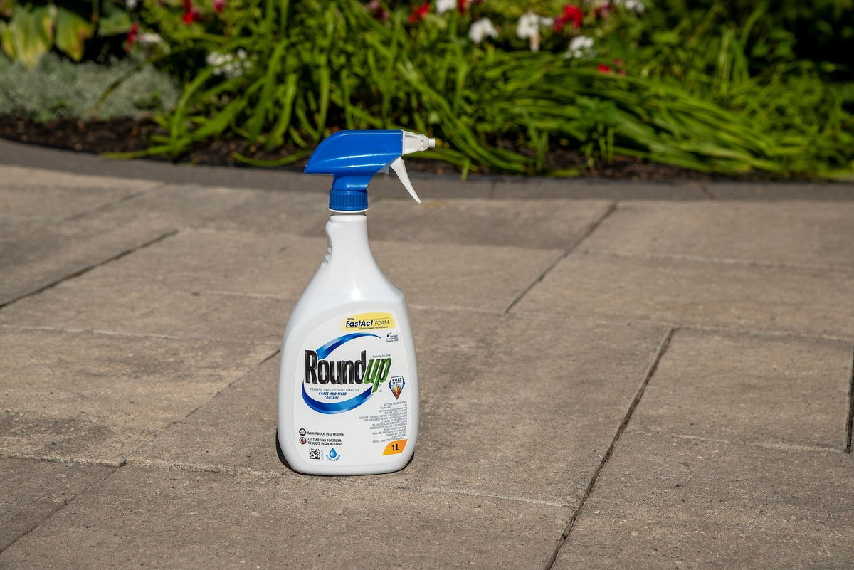 RoundUp Ready-to-Use Herbicide Grass & Weed Control/Killer with Fast Fact Foam, 1-L