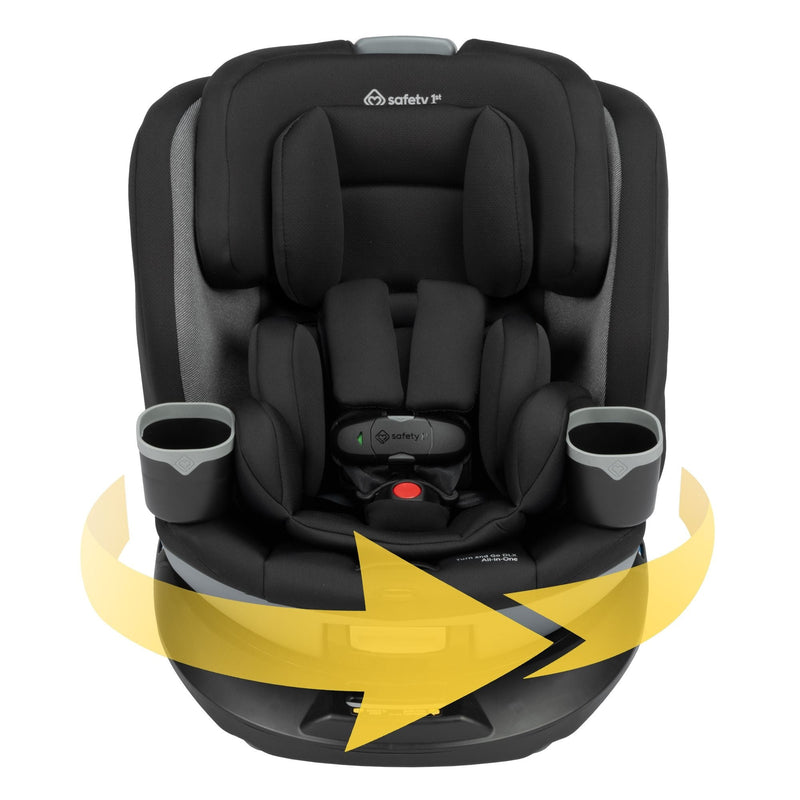 Safety 1st Turn and Go All-in-One Convertible Car Seat with SafetySwivel 360 Rotational Technology, Dots N9