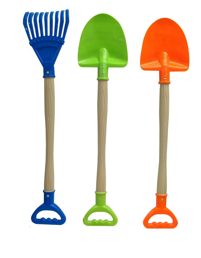 Sand Plastic Garden Shovel, Blue/Green/Orange, Assorted, Ages 2+, for Summer/Beach Activities K4