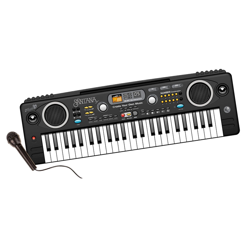 Santana 49-Key Electronic Keyboard with Microphone D7