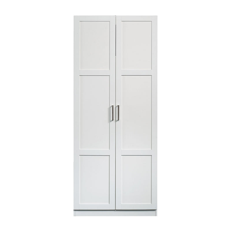 Sauder 2-Door Cabinet, White F0