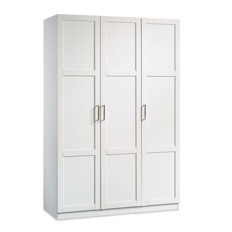 Sauder 3 Door Wardrobe Shaker, White L3