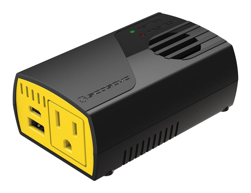 Scosche 150W Portable Power Inverter with Dual USB Ports D4
