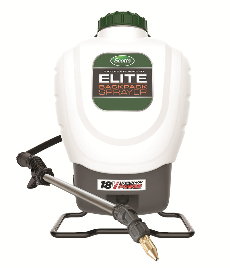Scotts Elite 18V Lithium-Ion 2.0AH Battery Powered Garden Backpack Sprayer, 18.1-L G7