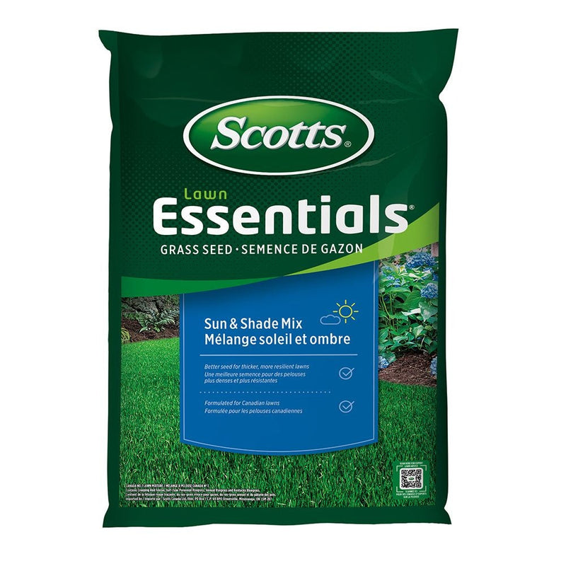 Scotts Lawn Essentials Sun & Shade Grass Seed Mix, Weed-Free, 5-kg D2
