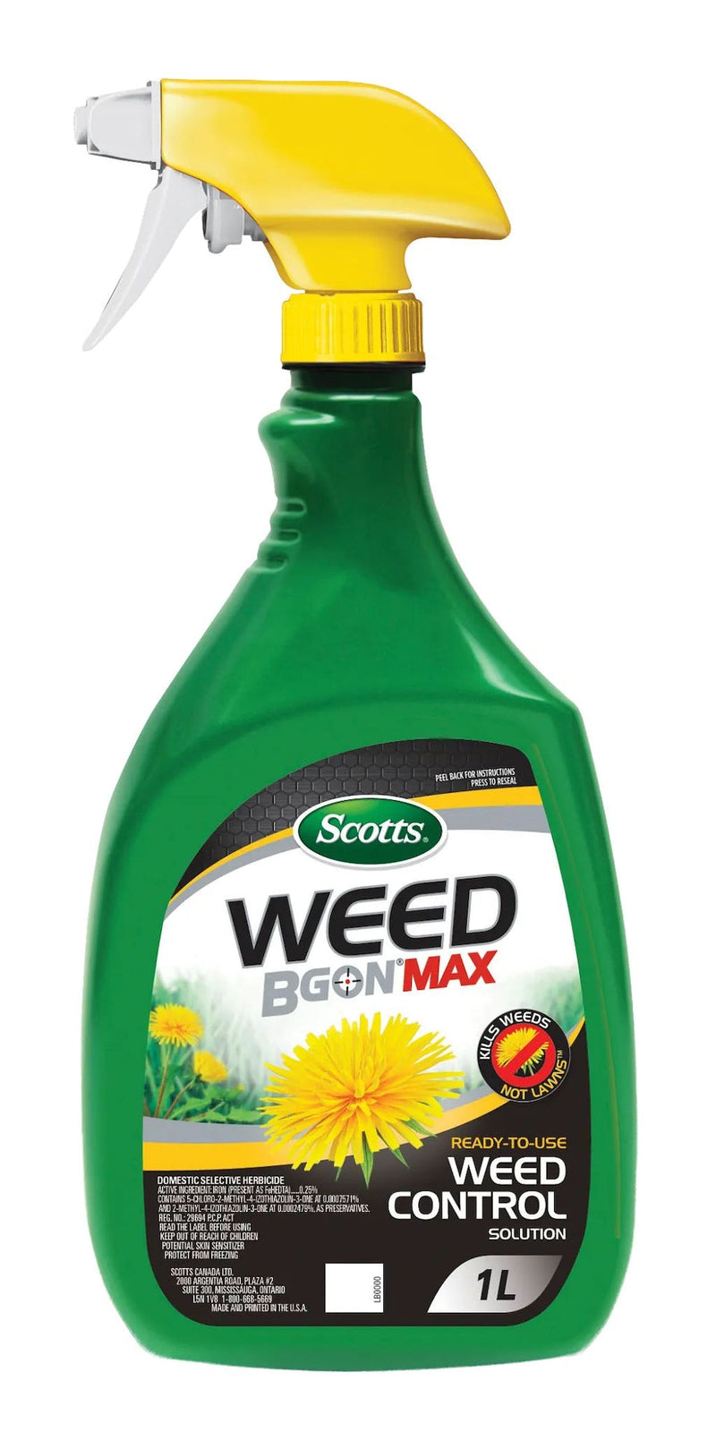 Scotts Weed B Gon MAX Weed Control Concentrate for Lawns, 1-L R2
