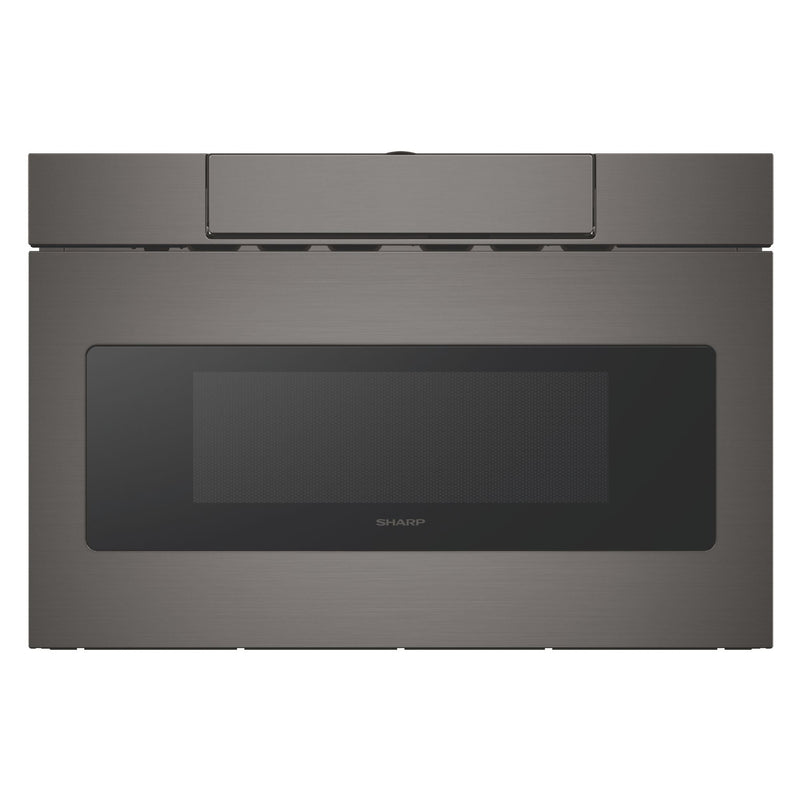 Sharp Black Stainless Steel Microwave Drawer Oven, 24-in P7