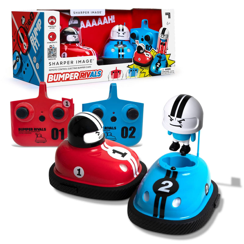 Sharper Image Road Rage Speed Bumper Remote Controlled Car Toy, 2-pk I6