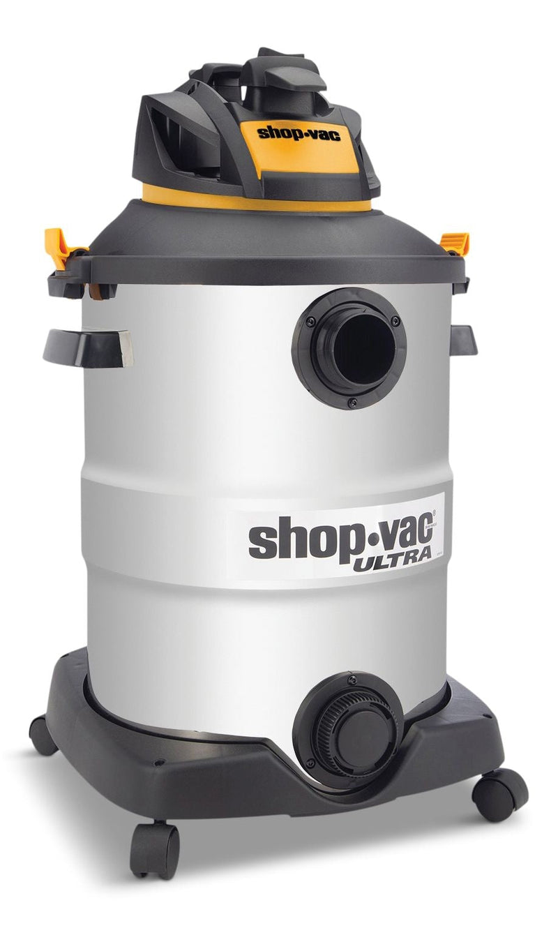 Shop-Vac 5762248 5.5 SVX2 Peak HP Stainless Steel Wet/Dry Shop Vacuum with Hose and Accessories, 45-L H9