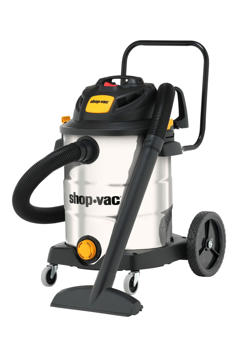 Shop-Vac 6.5 SVX2 Peak HP Stainless Steel Wet/Dry Shop Vacuum with Hose & Accessories, 60.5-L D1