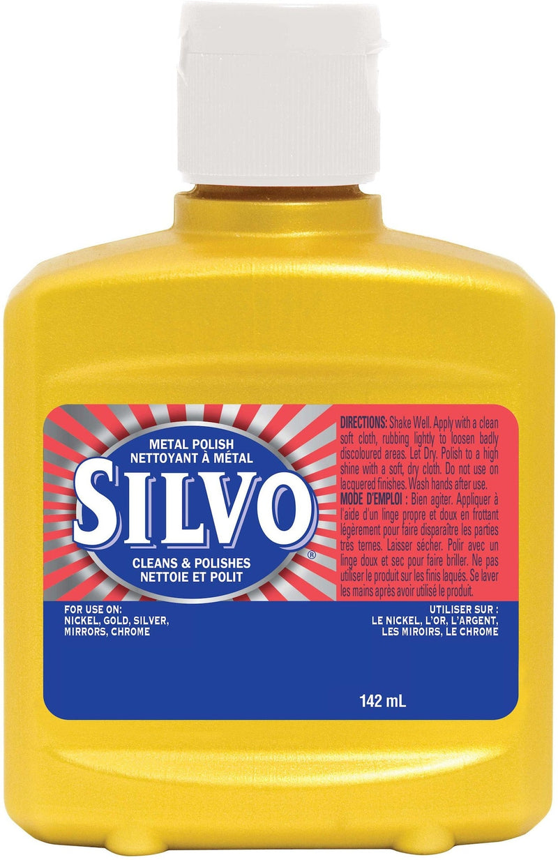 Silvo Metal Polish, Cleans & Polishes Nickel, Gold, Silver, Mirrors & Chrome, 142-mL N4