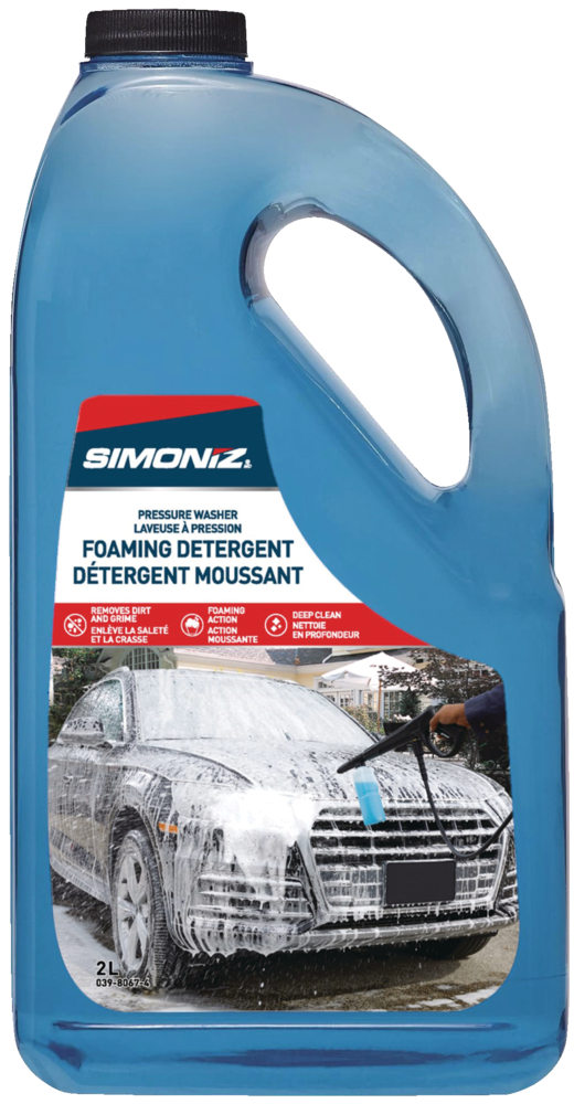 Simoniz Non-Toxic Foaming Pressure Washer Detergent for Vehicles & Boats, Concentrate, 2L C9