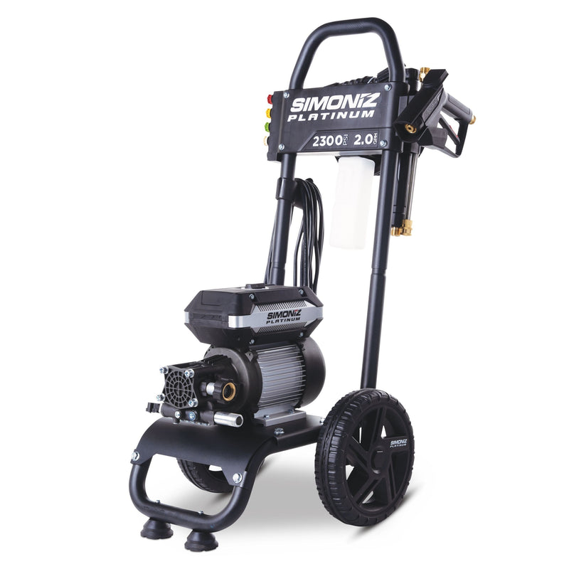 SIMONIZ Platinum 2300 PSI 2.0 GPM Brushless Electric Pressure Washer with Foam Blaster Attachment X4