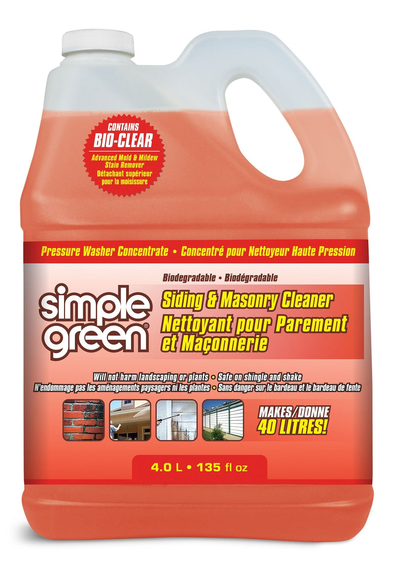 Simple Green Siding & Masonry Pressure Washer Detergent, 4L I9