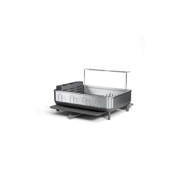 Simplehuman Large Steel Frame Dish Rack, Brushed Finish A7