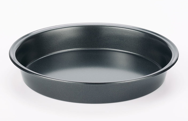 Simplicite Round Dark Grey Non-Stick Carbon Steel Cake Pan I0