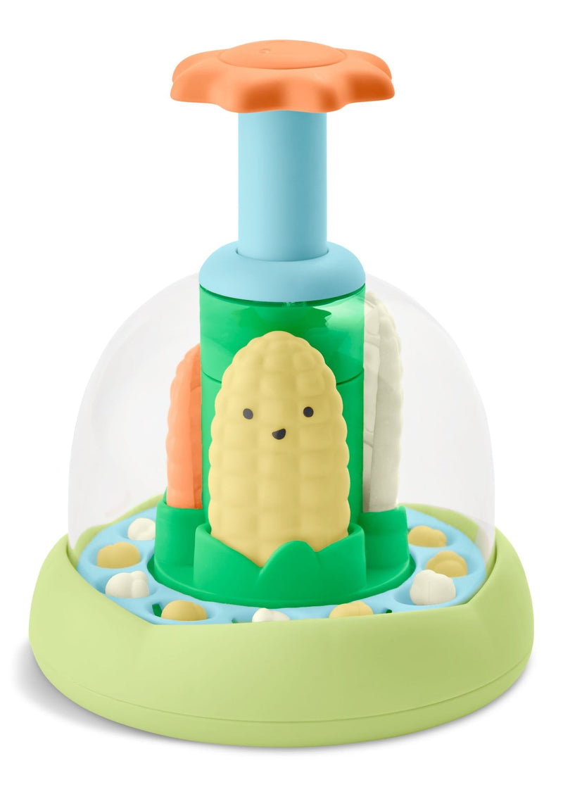 Skip Hop Farmstand Push & Spin Popper Baby Learning Toy, Ages 6m+ R1
