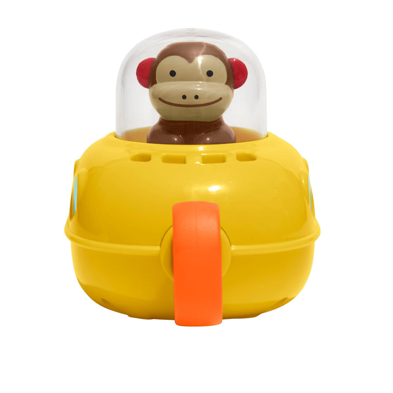 Skip Hop Zoo Pull & Go Monkey Submarine Bath Toy I6