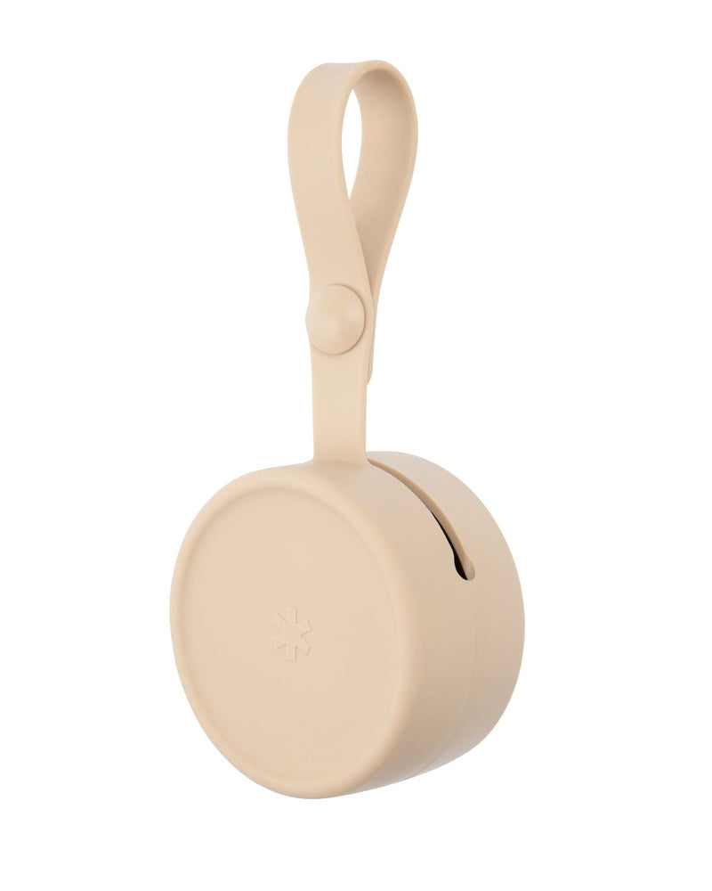 Skiphop Silicone BPA-Free Pacifier Case, Beige V1