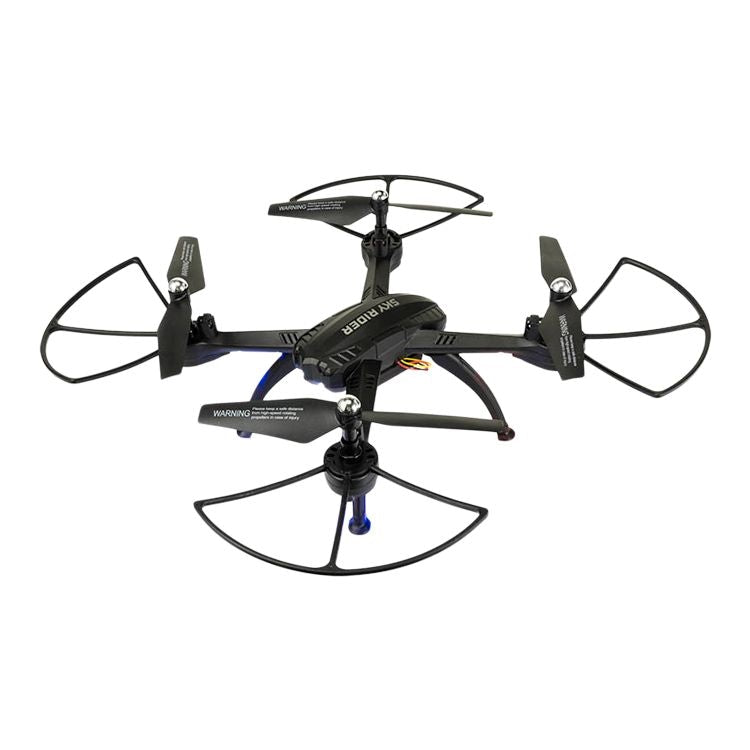 Sky Rider X-11 Stratosphere Quadcopter Drone with Wi-Fi Camera, Black V7