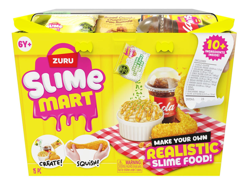 Slime Mart Small Shopping Basket, Series 2, Fast Food, Yellow I2