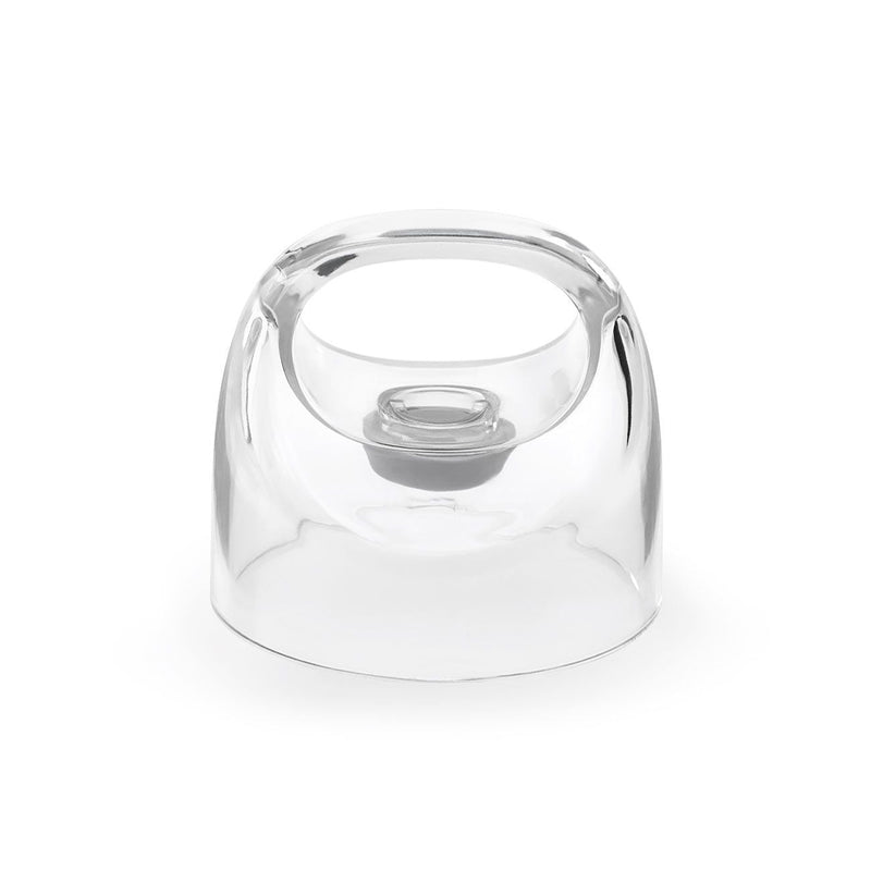 SMEG 300W Stainless Steel Personal Jar Blender, Clear N6