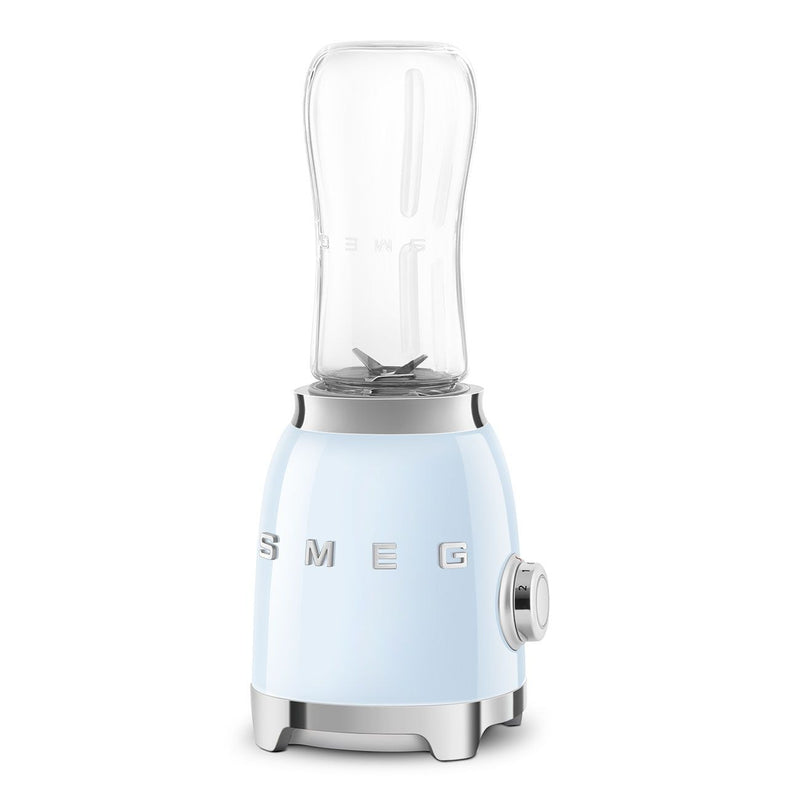 SMEG 300W Stainless Steel Personal Jar Blender, Pastel Blue J7