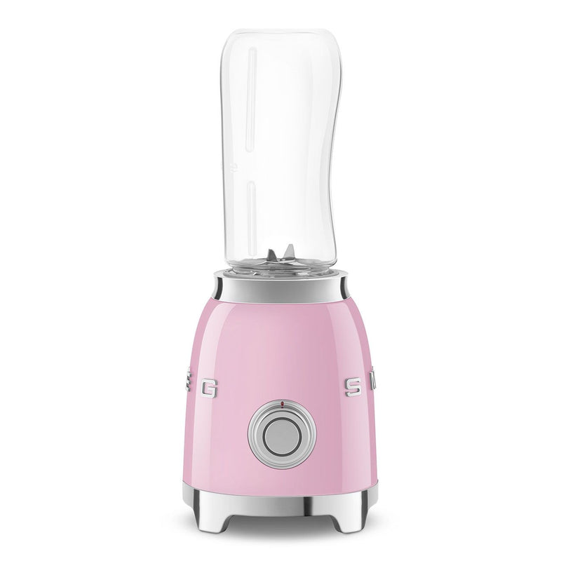 SMEG 300W Stainless Steel Personal Jar Blender, Pink Z0