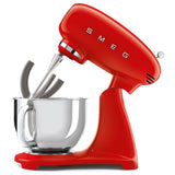 SMEG 600W Vintage Tilting Stand Mixer, 10-Speed, Red