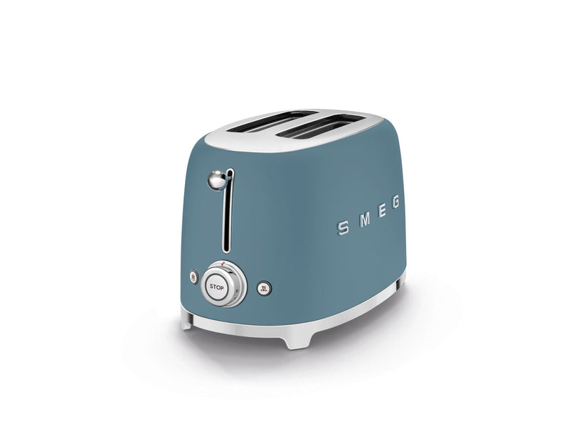SMEG Compact 2-Slice Traditional Toaster, Storm Blue U5