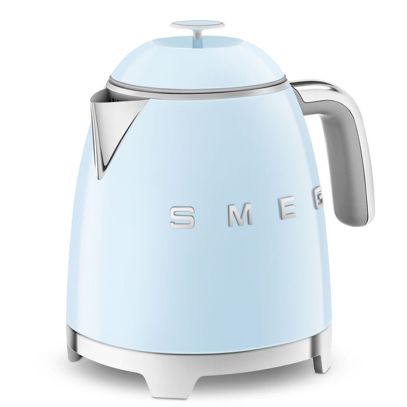 Smeg Retro Style Electric Mini Kettle with Cordless Base, Light Blue, 0.8-L O6