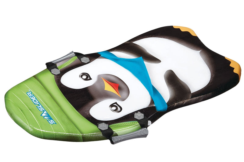 Snow Slider Kids' 1-Person Lightweight Foam Winter Snow Sled/Toboggan with Handles, Assorted H1