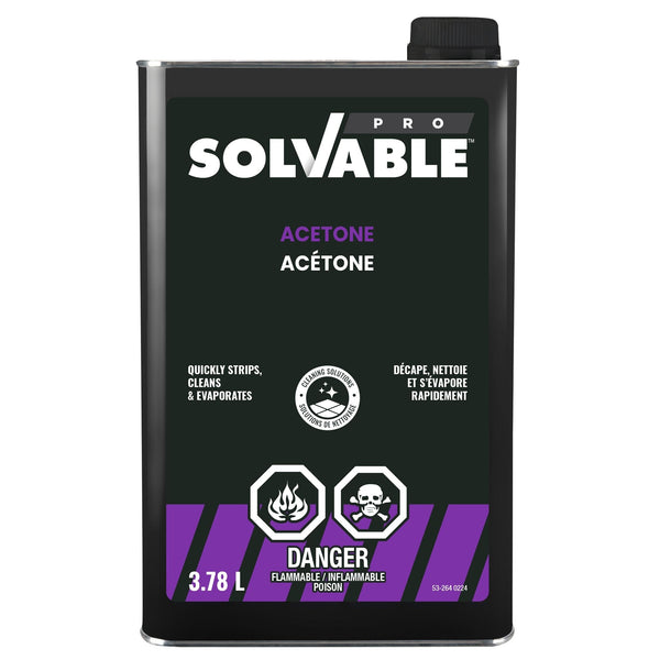Solvable Professional Grade Acetone, 3.78-L M3