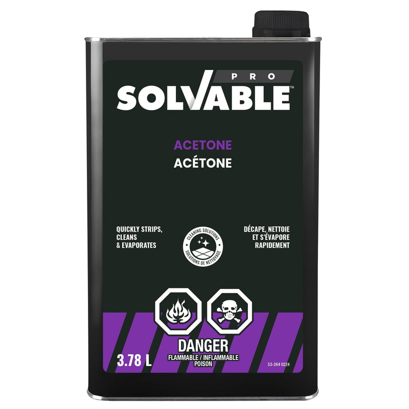 Solvable Professional Grade Acetone, 3.78-L M3