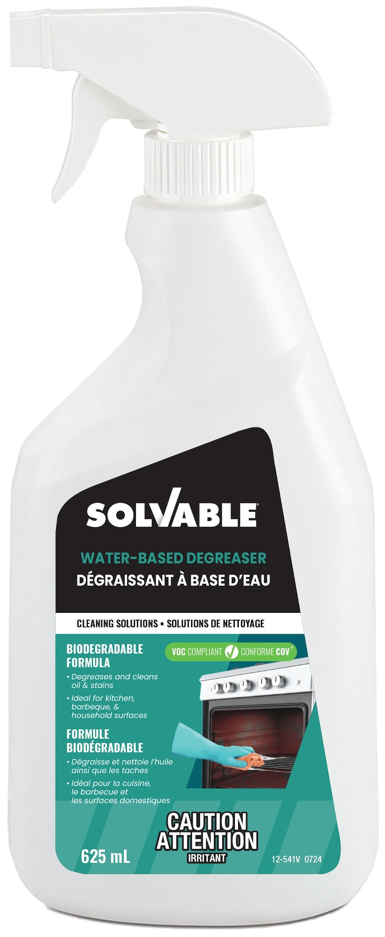 Solvable Water-Based Degreaser, 625-mL Z6