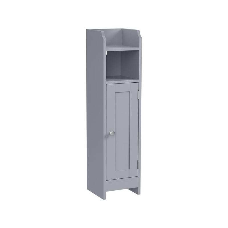 Songmics Home 6-Tier Dove Grey Cabinet with 5 Adjustable Shelves B0