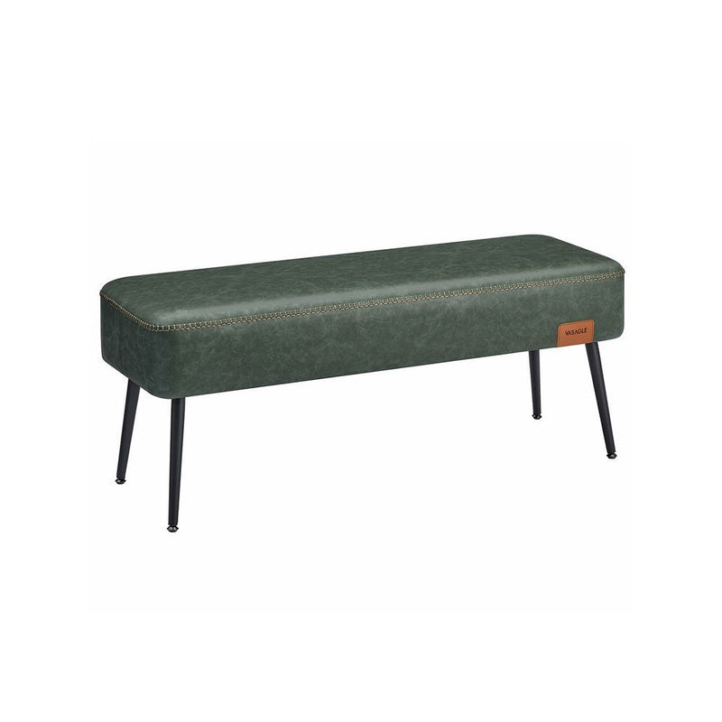 Songmics Home EKHO Collection Forest Green Synthetic Leather Bench A0