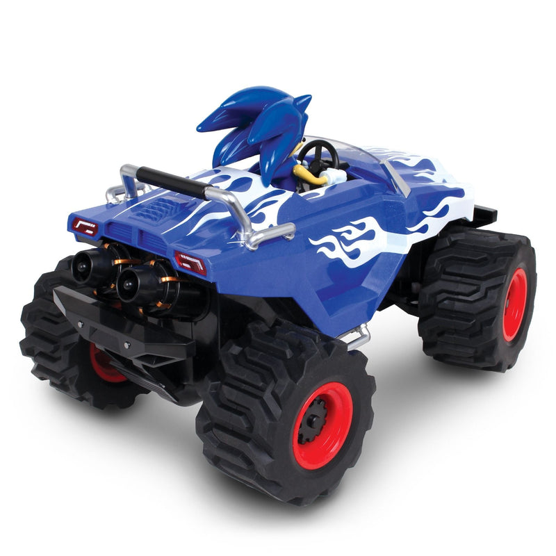 Sonic The Hedgehog RC Monster Truck Toy for Ages 6+, Various Vehicles R8