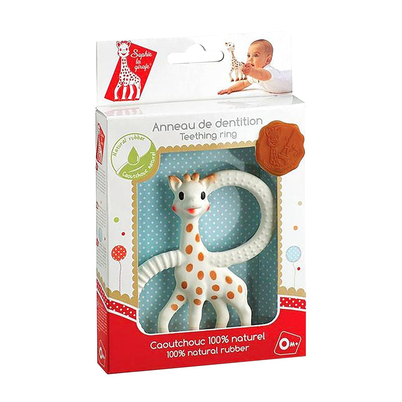 Sophie La Girafe Teether Ring Toy for Babies, Ages 0-3m O2