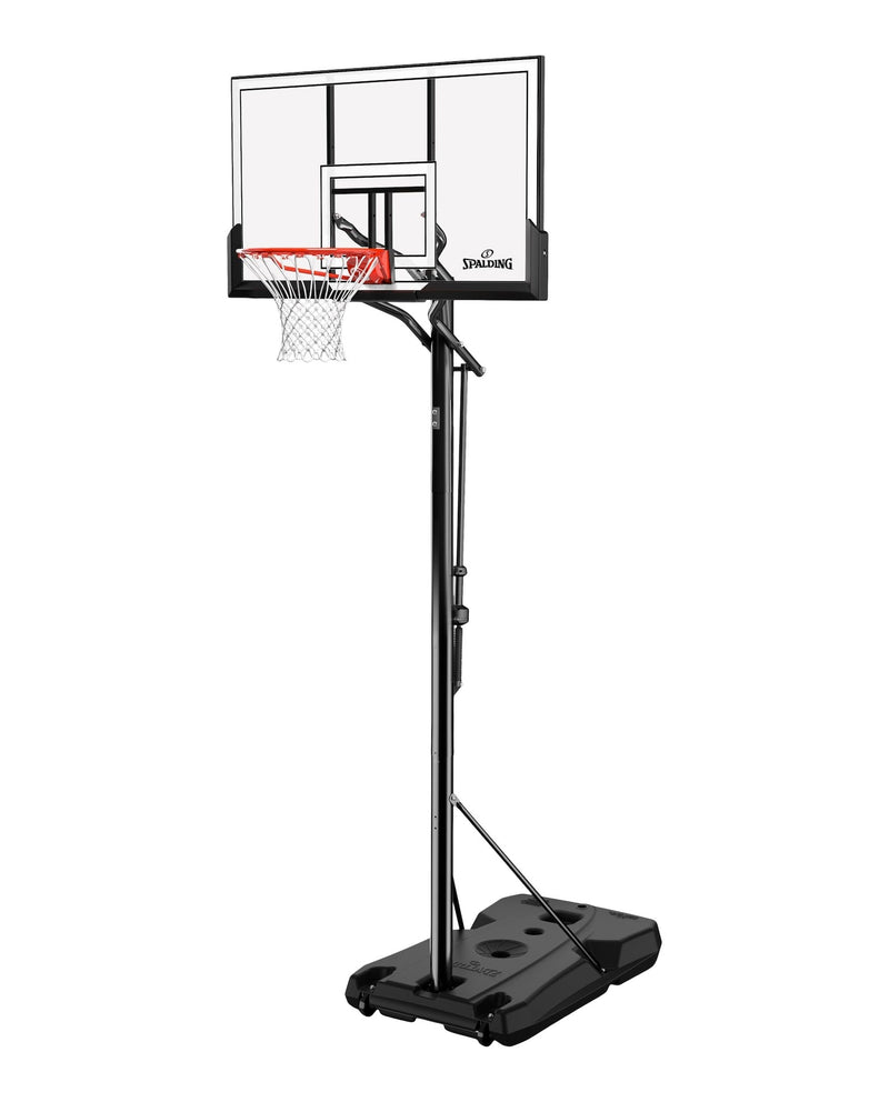 Spalding Acrylic Rapidlock Twist Portable Basketball System, 52-in H7