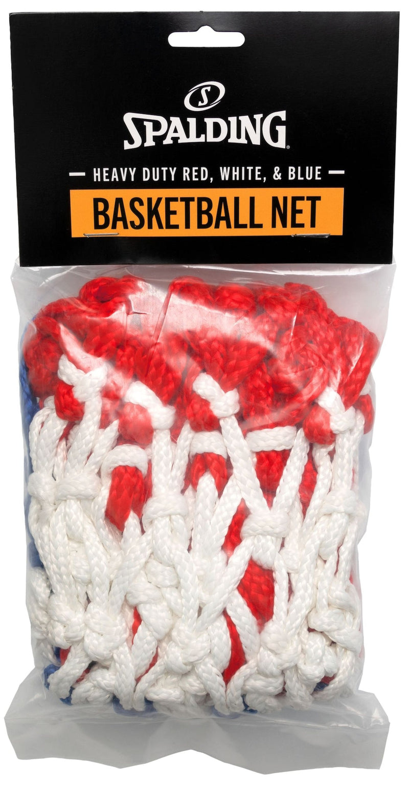Spalding Heavy Duty Indoor/Outdoor Standard Replacement Basketball Net, Red/White/Blue Y2