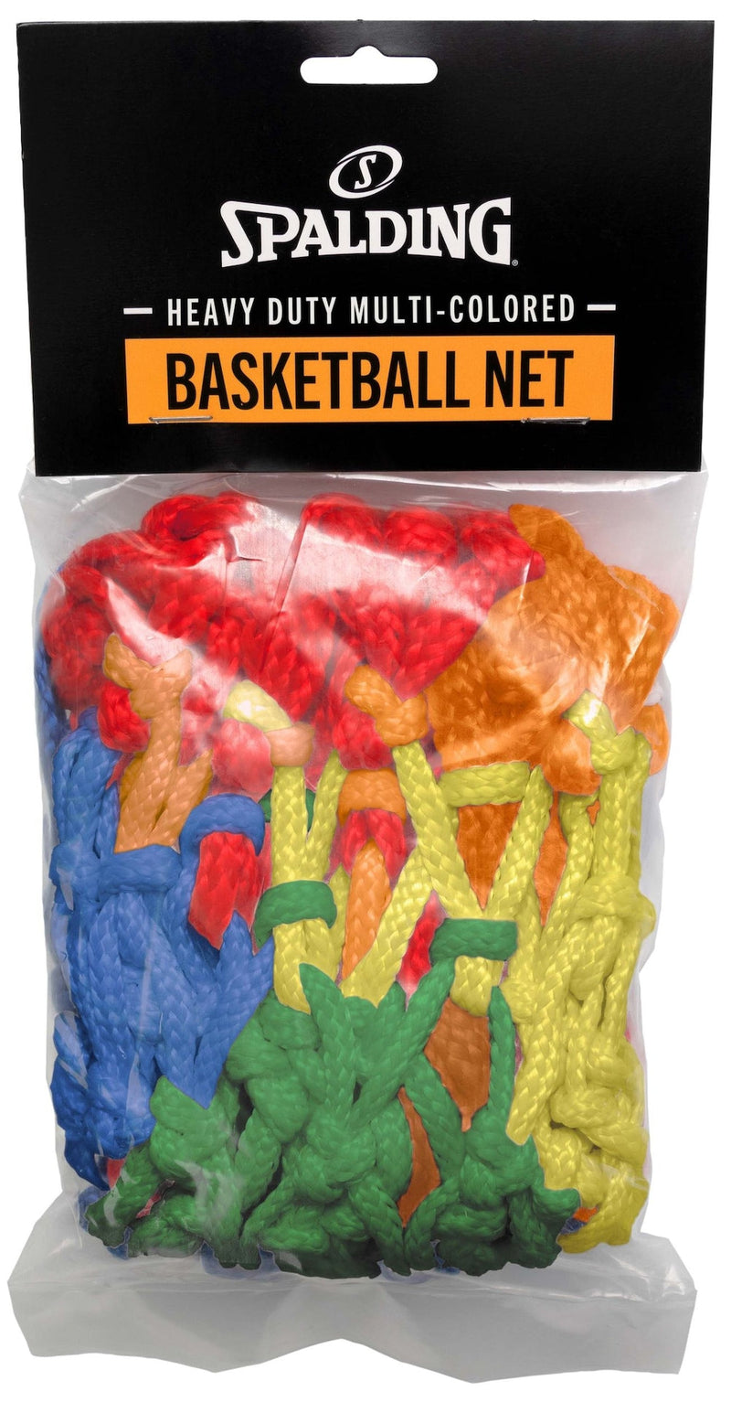 Spalding Standard Replacement Basketball Net, Rainbow Q4