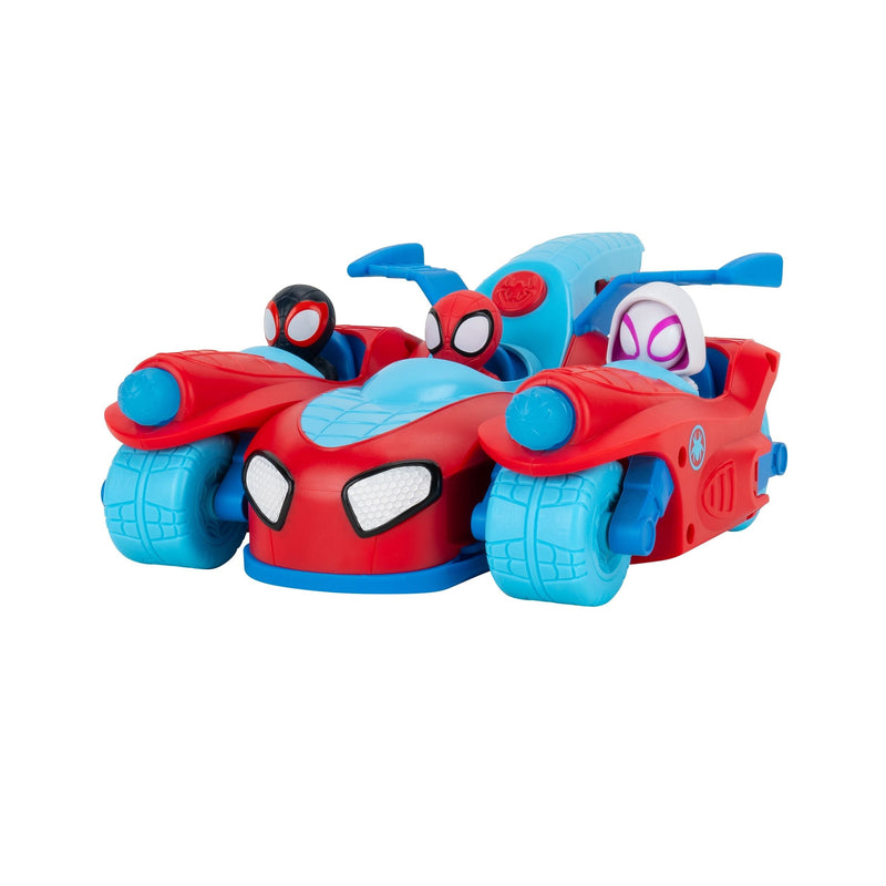 Spiderman Spidey & His Amazing Friends Spidey Team Split Racer, 3-in-1 Vehicle, Ages 3+, 8.5-in Z1