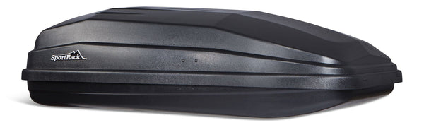SportRack Vista SR7018 Rectangle-Shaped Roof Top Cargo Box, Lockable, X-Large, Black Z1