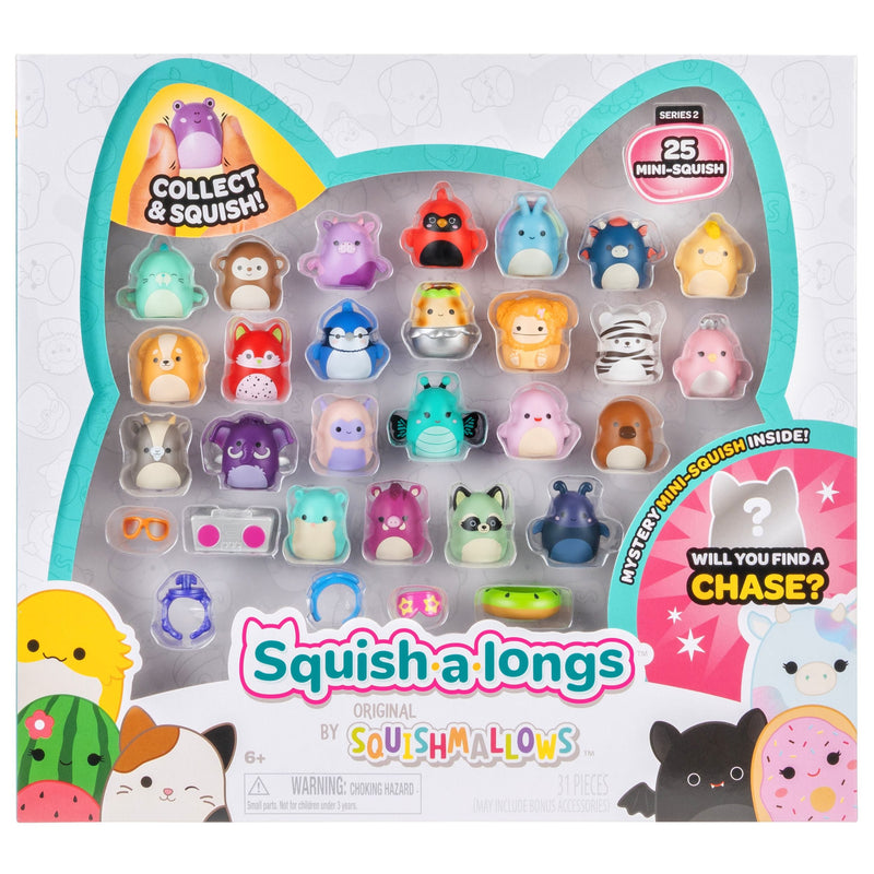 Squishmallows Squish A Longs Pack for Ages 3+, 25-pk Q2