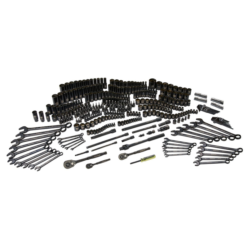 Stanley 403 Piece Black Chrome Socket Set G8
