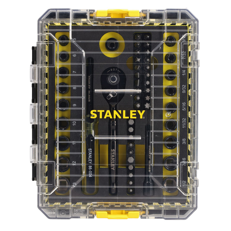 Stanley 52 Piece Black Chrome Nano Socket Set Z7