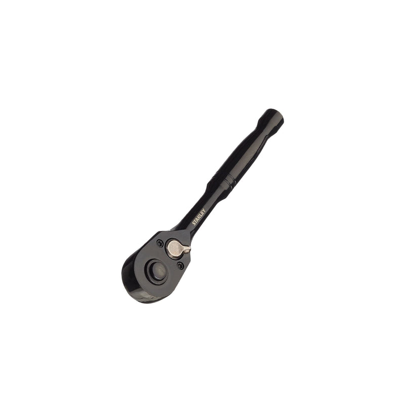 Stanley Professional Grade 1/4-in Drive Ratchet, Black Chrome C2